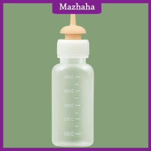 Mazhaha Pet Kitten Feeding Bottle Nipple Feeder Can Squeeze Liquid Milk Nursing Bottle For Newborn Dogs Puppies Rabbits Hamster Cat