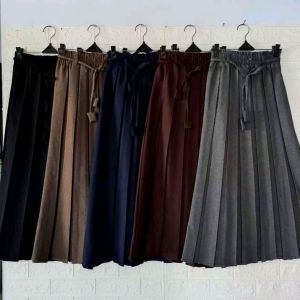 Rok Plisket Kekinian / Rok Kantor Plisket / Rok Plisket Hitam