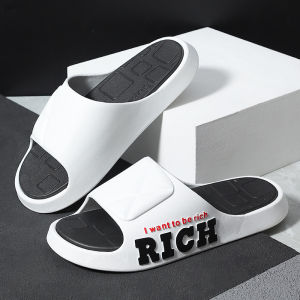 Inaso Sendal Pria Sport Selop Sandal Slide Rumah Karet Pria Korean Olahraga Slippers Cowok Slop Anti Slip Kekinian HSN166