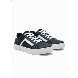 Sepatu Sneakers Pria Dan Wanita Kets Casual Fabrica Hitam/Putih Anti Slip Sepatu Mjc Indonesia