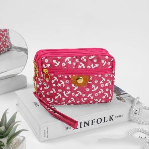 TAS WANITATAS POUCHTAS RUANG SLETING TIGA motif jangkar