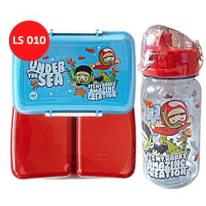 Lunchset Tempat Makan Anak Plus Botol Minum