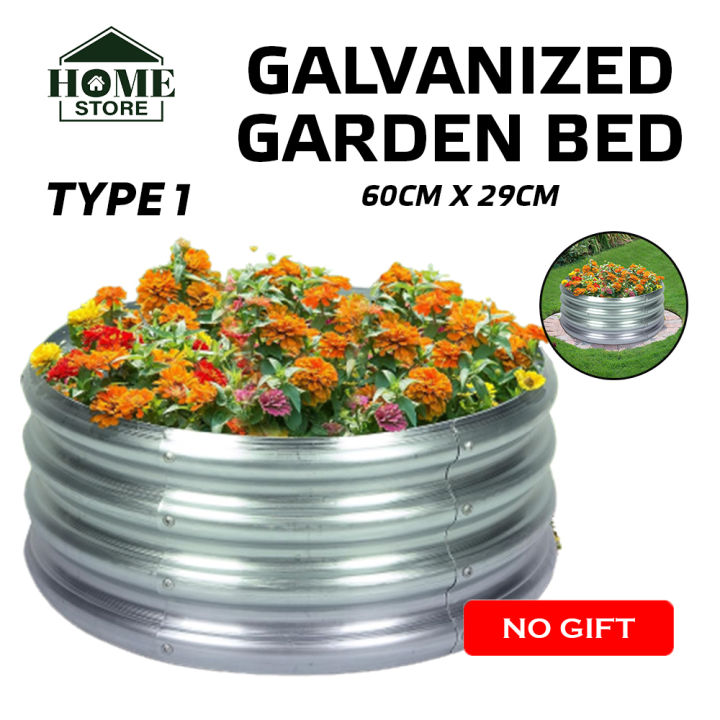 Bunnings/Home Store Merino & Galvanised Raised Garden Bed Flowers