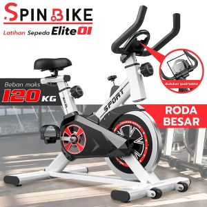 HTD Sport Sepeda Statis Spin Bike Cardio Alat Olahraga Exercises