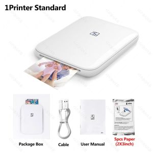 HPRT MT53 Photo Printer Home Small Mobile Photo Printer Color Portable Mini Wireless Printer