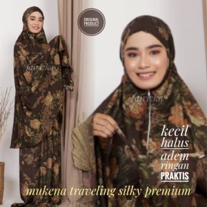 Hampers Paket Mukena Traveling Katun Silky Premium Plus Box Kecil Mini Ringan dan Praktis Dewasa Travel