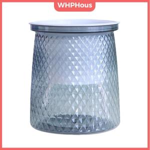 WP💓💛💖 Double-layer Self Watering Plant Pot Transparent Plastic Flower Vase Automatic Lazy Potted Flower Pot Hydroponic Flowerpot Decor