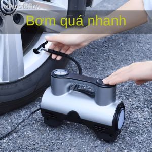 Máy Bơm Lốp Ô Tô Điện 12V Công Suất Cao Di Động Cho Xe Hơ