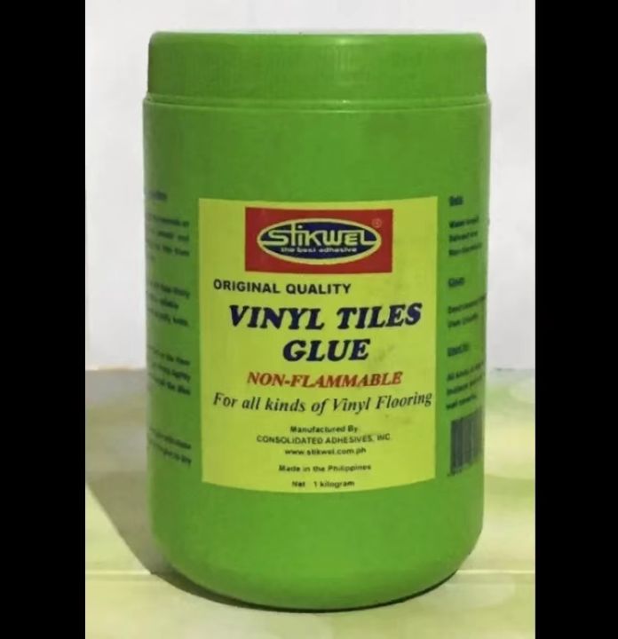 Pvc Stickwel Stikwel Vinyl Tiles Glue 1kg | Lazada PH