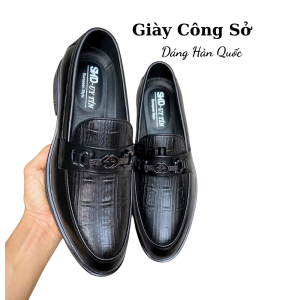 Giày Lười Công Sở Nam Da Bò Cao Cấp Sang Trọng Lịch lãm