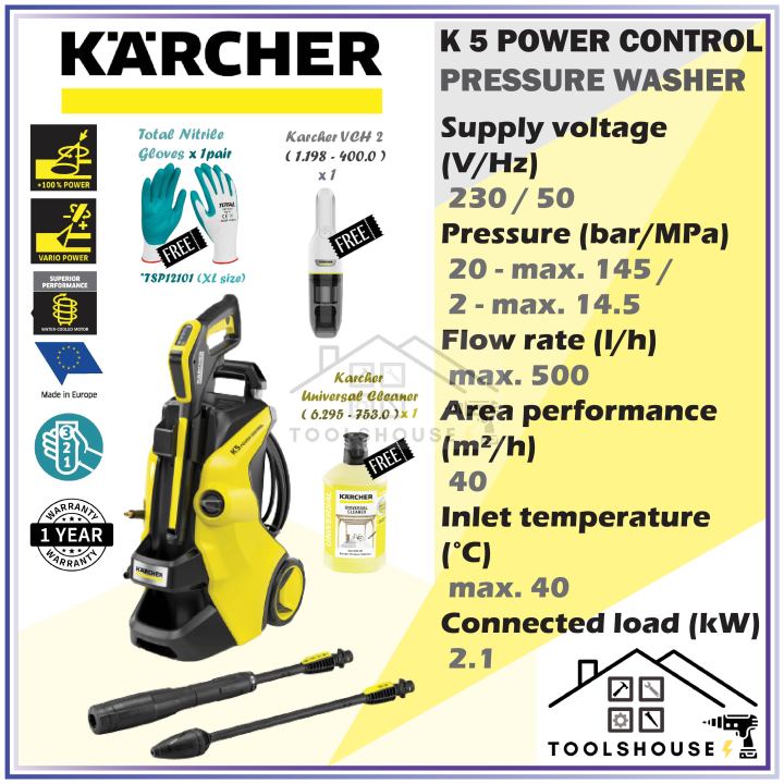 Karcher K5 Power Control High Pressure Cleaner Lazada