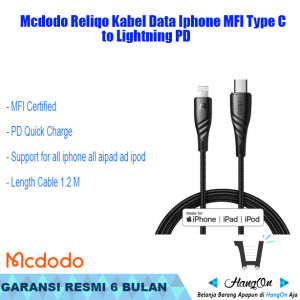 Mcdodo Reliqo Kabel Data Iphone MFI Type C to Lightning PD AutoCut off
