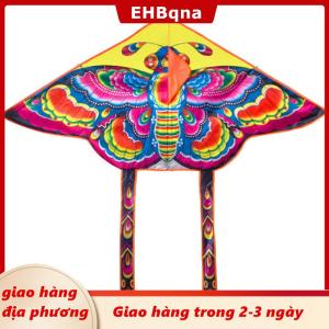 [COD] EHBqna 3PF Ship within 24 hours Diều bướm cầu vồng 90*55cm diều trẻ em gấp được ngoài trời với dây điều khiển 50m