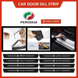 [Door+Bonnet Set] Nissan Logo Car Door Step Sill Sticker Anti Scratch Styling Carbon Black Almera Serena X-trail Teana