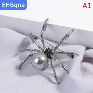 [COD] EHBqna SPORTS 1PC แมงมุมมุกเข็มกลัดหญิง Corsage ของขวัญผู้ชายอุปกรณ์เสริมแฟชั่นเครื่องประดับ