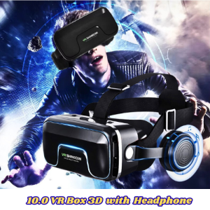 COD Shinecon 10.0 VR Box 3D Virtual Reality semua hp universal Glasses with Headphone SC-G04EA