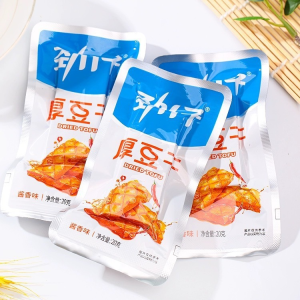 劲仔-厚豆干-香辣味/酱香味 20克 JIN ZI-Thick Dried Tofu-Spicy Flavor/Sauce Flavor 20G