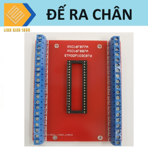 Mạch ra chân cho cả 3 loại PIC16F877A PIC16F887A STM32F103C8T6