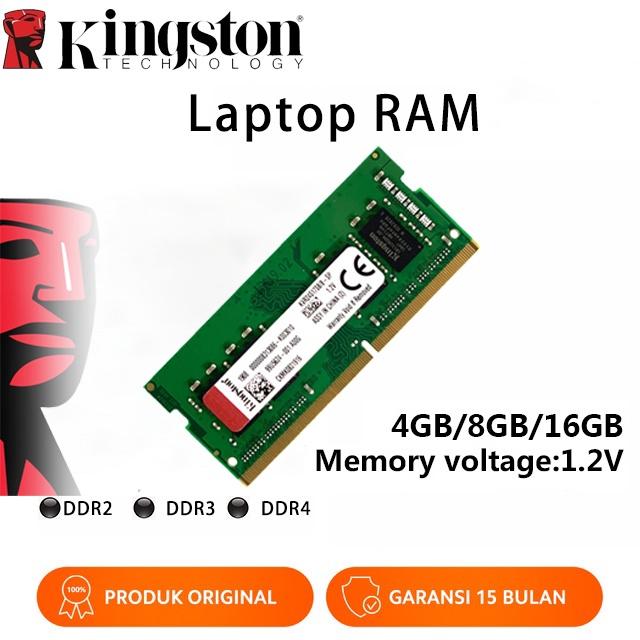 Kingston Laptop RAM DDR2/DDR3/DD4 2GB/4GB/8GB Memory | Lazada PH