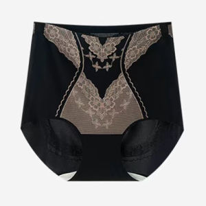 High Waist Shaping Underwear/Breathable Ice Silk Seamless Panties/Antibacterial Invisible Fitness Shorts/Womens Comfortable Intimates