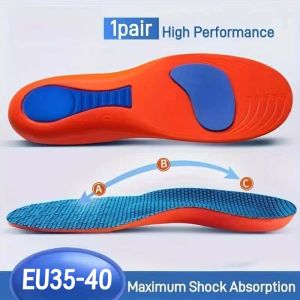 2PCS Orthotic Insole Arch Support Flatfoot Running Insoles For Shoes Sole Orthopedic Insoles For Feet Ease Pressure Sports Insole