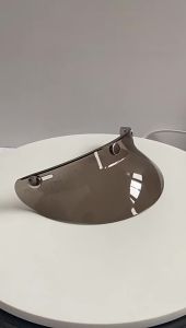 Universal Vintage Helmet Visor 3 Snap Sunshield Peak Universal หมวกกันน็อครถจักรยานยนต์ Peak Visor