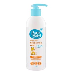 pure baby happy Time // Gentle Soothing head toe wash pump 350 ml