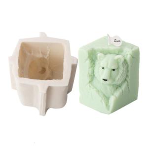 3D Animal Silicone Molds 3D Soap Resin Epoxy Mould Temperature Resistant Molds Home Decorations