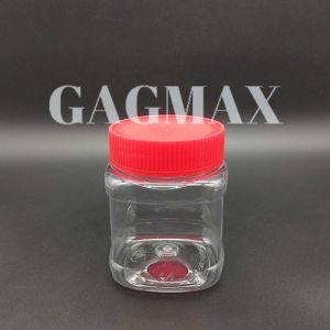10pcs 300ml / 10oz Honey Square Bottle Pet Jar Bottle