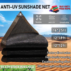 High Quality 6ftx9ft UV Net Anti-UV Sun shade Net Outdoor Black Plants Garden Net Greenhouse Sunscreen