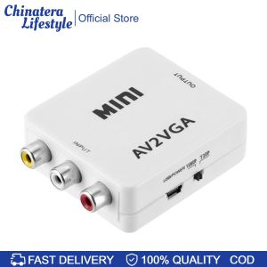 Portable Video Converter Box Plug and Play Multifunctional Video HDTV Adapter with Cable Free Display for
