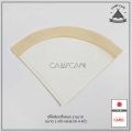 Cafec Abaca Paper Filter  กระดาษกรองกาแฟทรงกรวยทำจากใยกล้วย 100 แผ่น. 