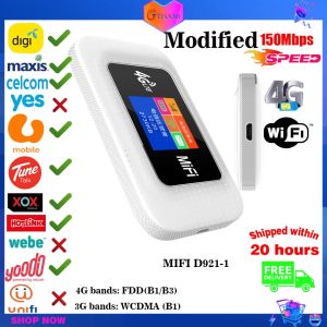 4G Pocket WiFi Router Modem Wifi Sim Card Mobile Wifi Hotspot 150Mbps 2100mAh Battery Travel Partner Wireless Car With SIM Card Slot