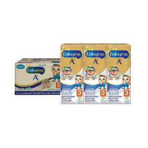 Enfagrow A+(3) UHTเอนฟา 3 จืด 180ml แพ็ค 3 ลัง
