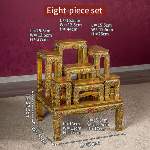 โต๊ะหมู่บูชา สำหรับห้องพระ ร้านนวดไทย โรงแรมสไตล์ตะวันออก ชั้นวางสำหรับบูชาพระพุทธรูป