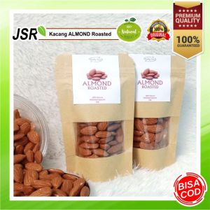 ALMOND ROASTED / KACANG ALMOND PANGGANG uk. Pouch  100% ALAMI SUPERFOOD KUALITAS PREMIUM