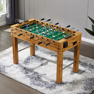 1.2M Soccer Game Table Black Soccer Foosball table Tabletop Friend and Family kids
