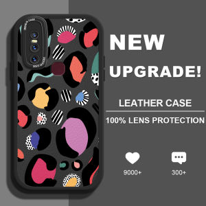 กรณีปลอกสำหรับ VIVO V11i/1806 /Vivo V15/1819 /Vivo V15 Pro/ 1818 /Vivo T1X กรณีโทรศัพท์สำหรับสาวเด็กบางผิวความรู้สึกการ์ตูนรักดอกไม้หนัง PU ปก