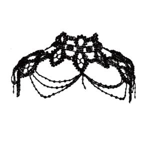 Wearable Shoulder Chain Necklace Mulyi Layer Body Accessory for Evening Parties And Weddings Fashion Women