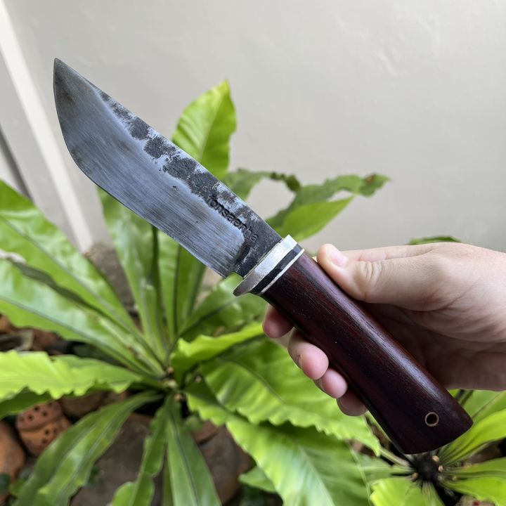มีดโบวี่ Bowie มีดแคมป์ Camping มาเชเต้ Machete มีดเดินป่าใบ 5.5” โรตา ...