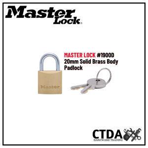 MASTER LOCK "Economy Series" Solid Brass Body Padlock