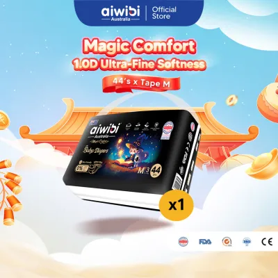 Aiwibi Baby Diapers Magic Comfort (Tape)(Lampin Bayi Aiwibi)