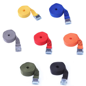 Lightweight Portable Securing Straps Zinc Alloy Press Buckle Packing Tightener Lashing Straps for Moving