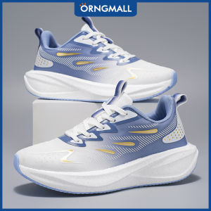 ORNGMALL Mens Casual Sneakers - Lightweight Sport Shoes - Black/Blue/Pink Gradient Design MD Sole & EVA Insole for Comfortable - Low-Top Lace-Up Sneakers Walking Shoes 36-45