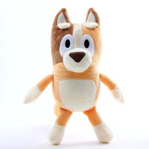 28 sec. 17 sec. Bluey family cute plush toy  dog patrol Bingo girl Kawai doll toy children doll birthday gift toy