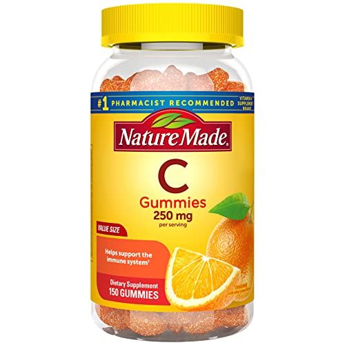 Nature Made Vitamin C 250 mg per serving, Dietary Supplement for Immune ...