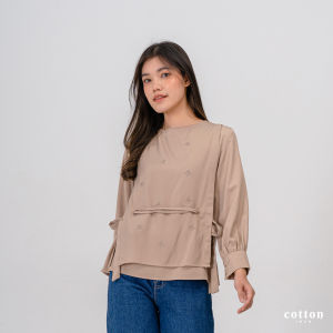 Cotton Inch - Sydney Kemeja Rompi Lengan Panjang Wanita