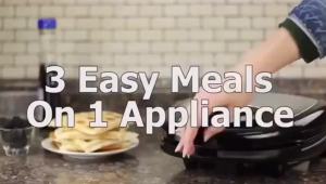 LZD  Three-in-One Household Sandwich hine Multi-Function Waffle hine Heating Electric Baking Pan Steak Cutter Panini Breakfast hine