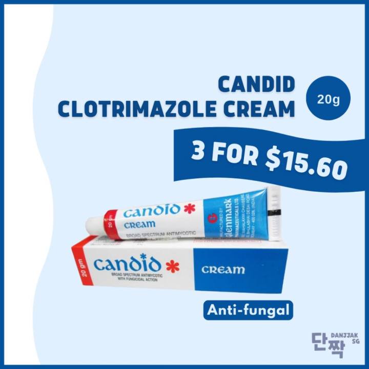Candid AntiFungal Cream (Treatment of Ringworm, Athlete’s Foot, White