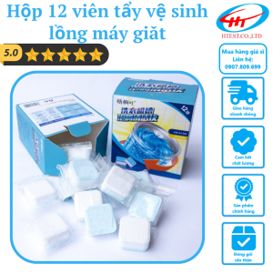 Hộp 12 viên tẩy vệ sinh lồng máy giăt